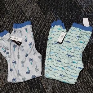 Blue and Gray Kids Pajama Pants 2 Pack